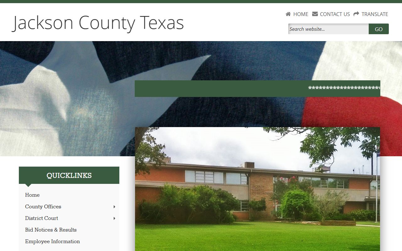 Jackson County official website for police blotter records