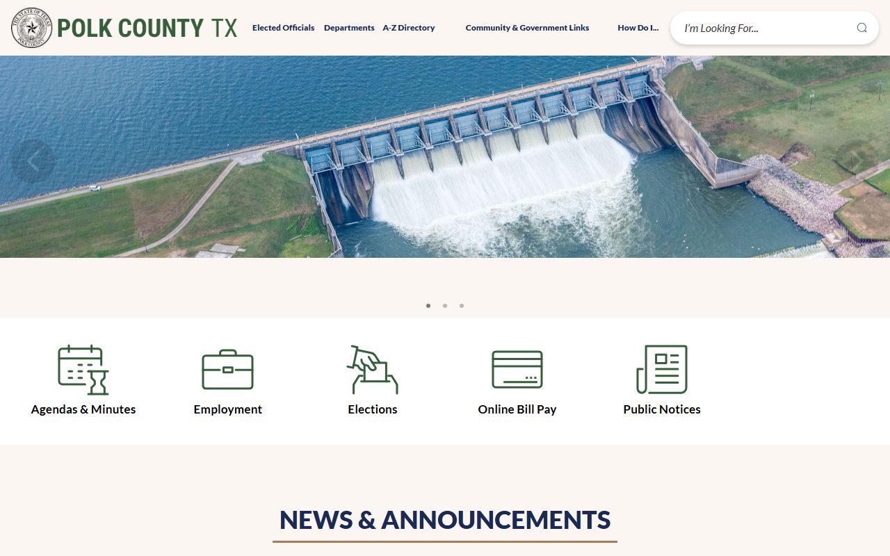 Polk County official website for police blotter records